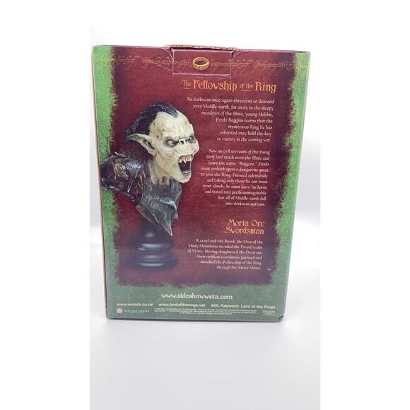 Sideshow Collectibles LotR Collectible Figure Moria Orc Swordsman EX - Picture 3 of 8